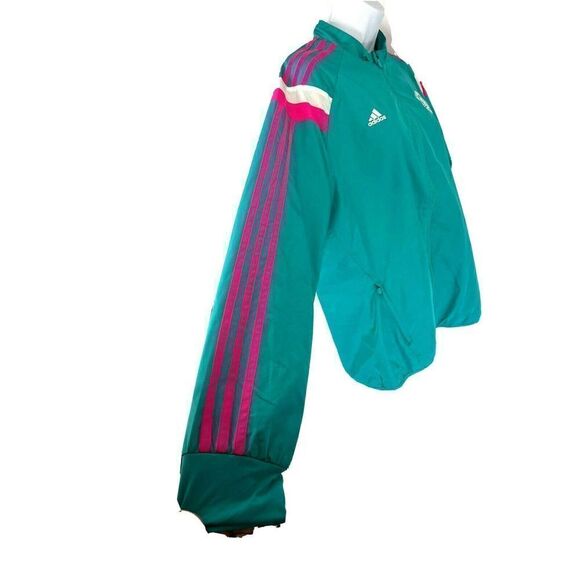 Adidas Boston Marathon Windbreaker Jacket Womens Large 2016 Unicorn Anthem - Picture 3 of 13